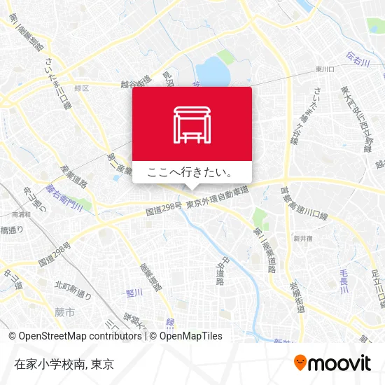 在家小学校南地図