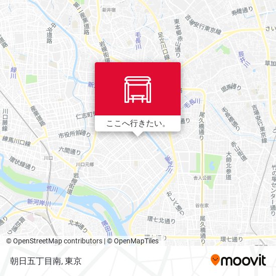 朝日五丁目南地図