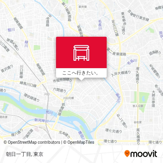 朝日一丁目地図