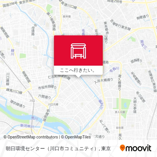 朝日環境センター（川口市コミュニティ）地図