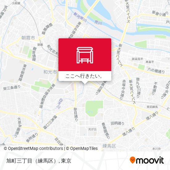 旭町三丁目（練馬区）地図