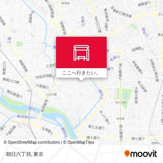 朝日六丁目地図
