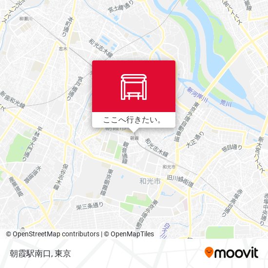 朝霞駅南口地図