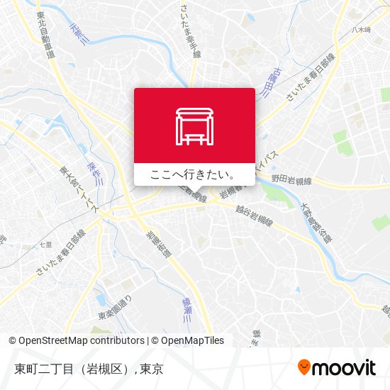 東町二丁目（岩槻区）地図