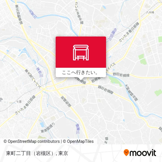東町二丁目（岩槻区）地図