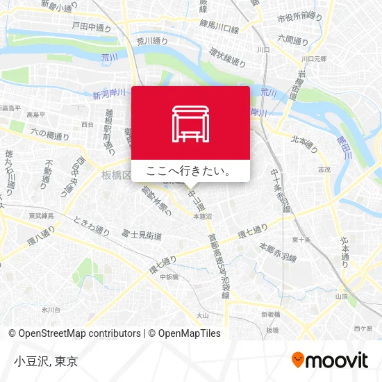 小豆沢地図