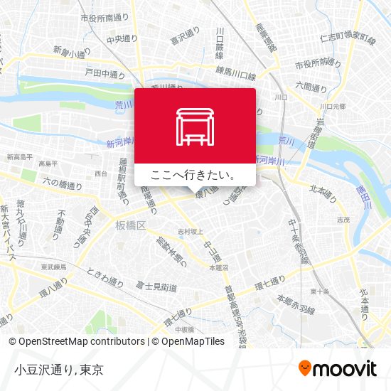 小豆沢通り地図