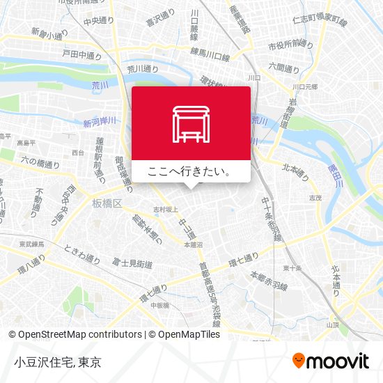 小豆沢住宅地図