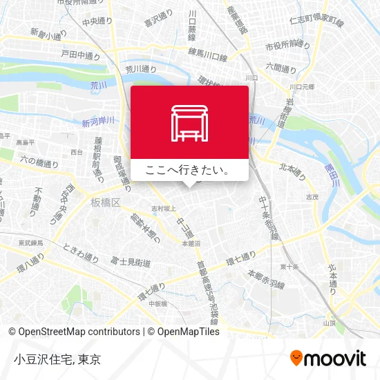 小豆沢住宅地図