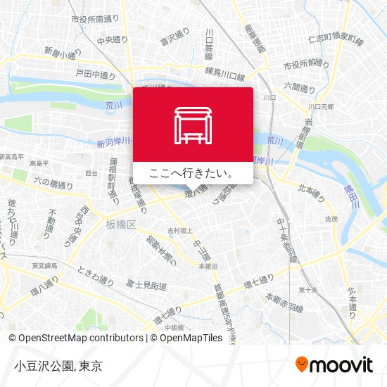 小豆沢公園地図