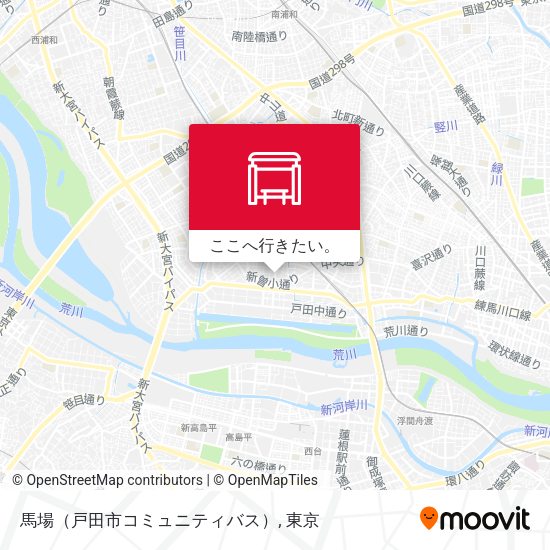 馬場（戸田市コミュニティバス）地図