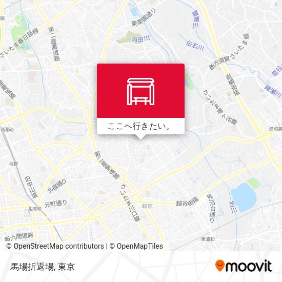 馬場折返場地図