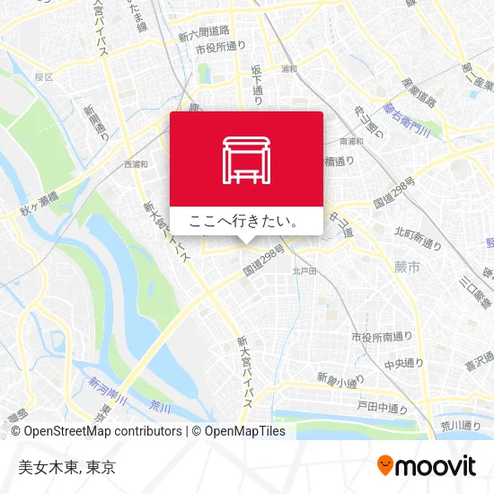 美女木東地図