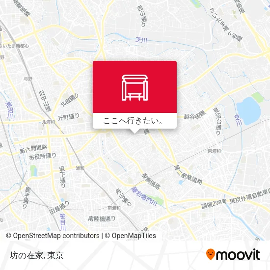 坊の在家地図