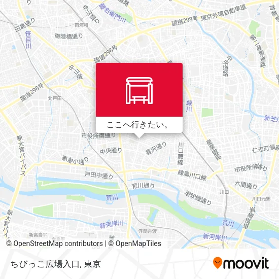ちびっこ広場入口地図