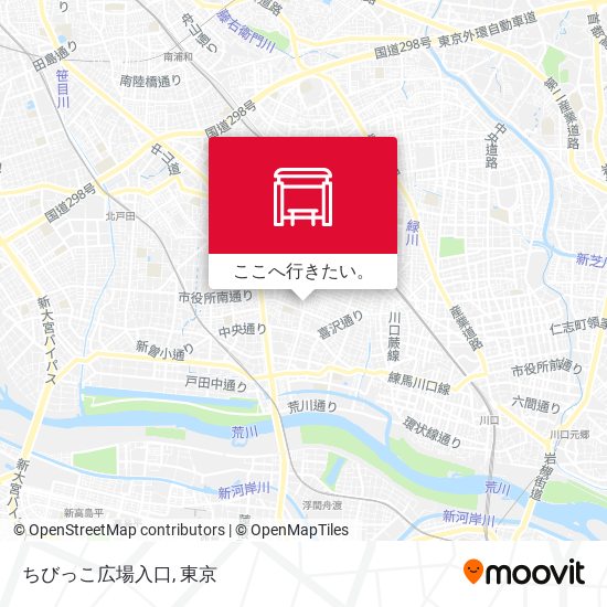 ちびっこ広場入口地図