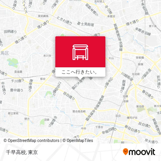 千早高校地図