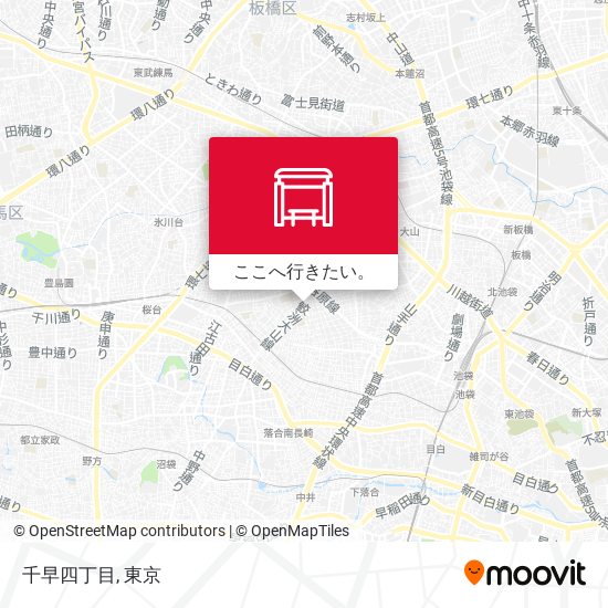 千早四丁目地図