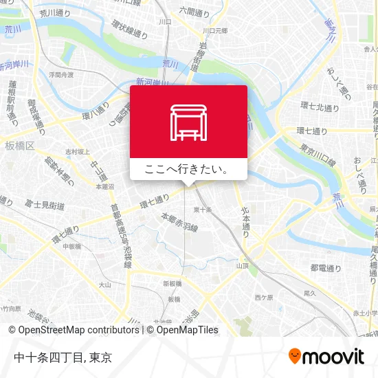 中十条四丁目地図