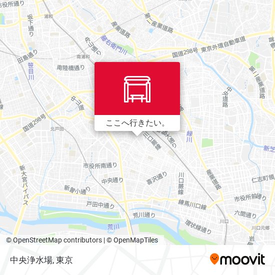 中央浄水場地図