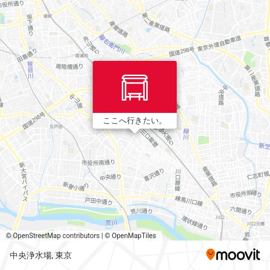 中央浄水場地図