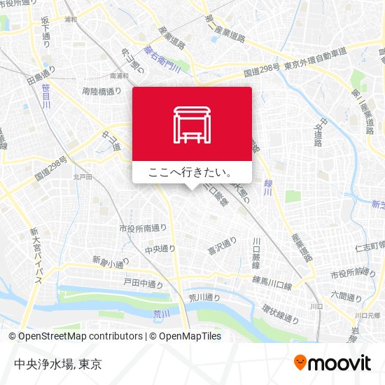 中央浄水場地図