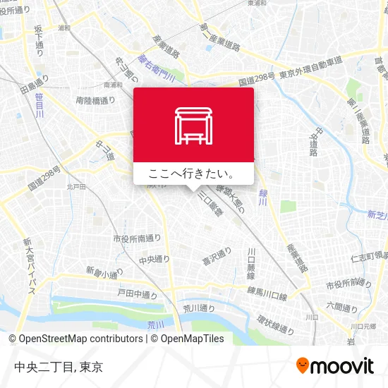 中央二丁目地図