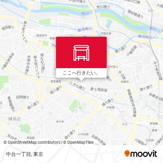 中台一丁目地図