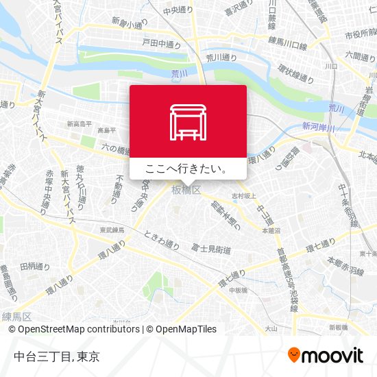 中台三丁目地図