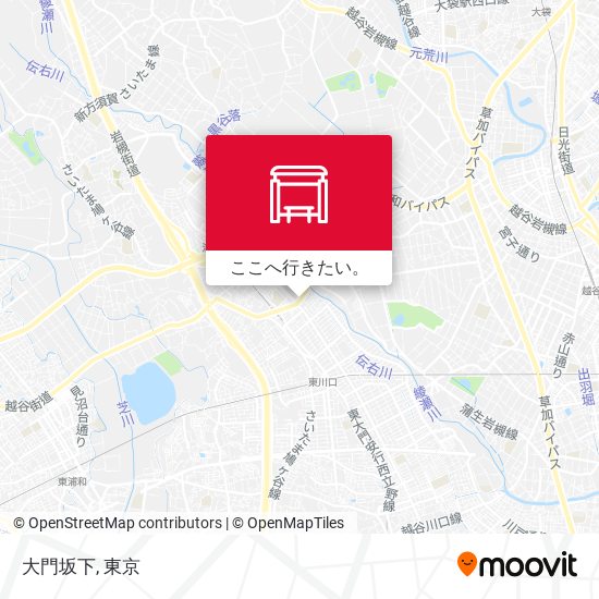 大門坂下地図