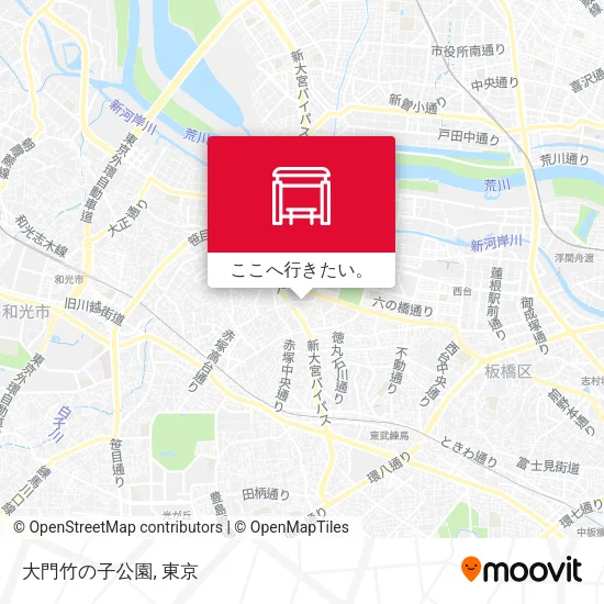 大門竹の子公園地図