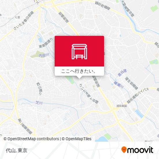 代山地図