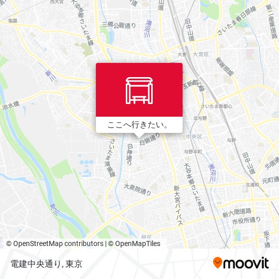 電建中央通り地図