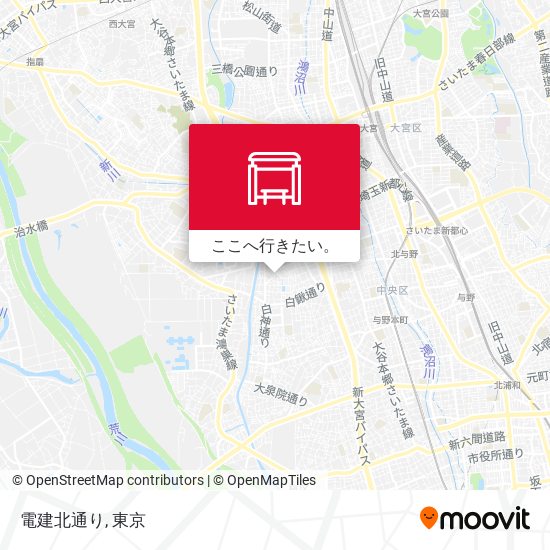 電建北通り地図