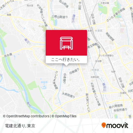 電建北通り地図