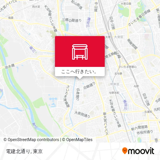 電建北通り地図