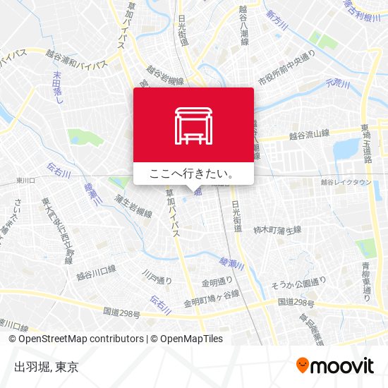 出羽堀地図