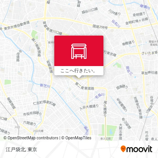 江戸袋北地図