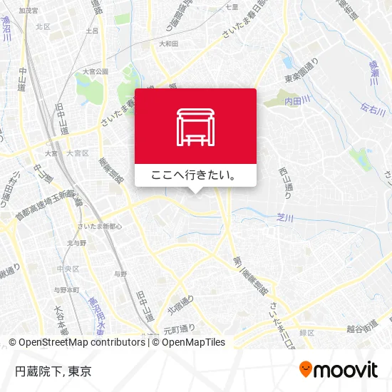 円蔵院下地図