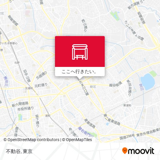 不動谷地図