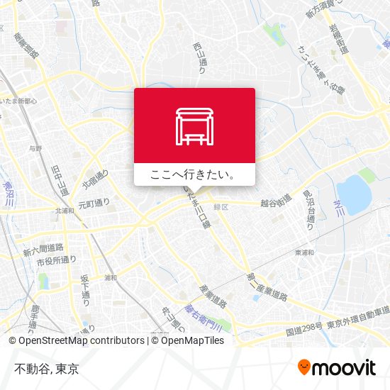 不動谷地図