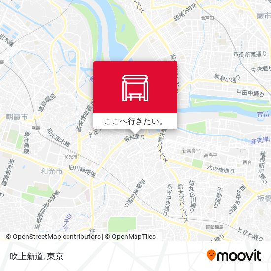 吹上新道地図