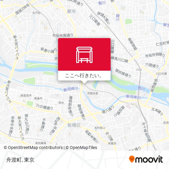 舟渡町地図