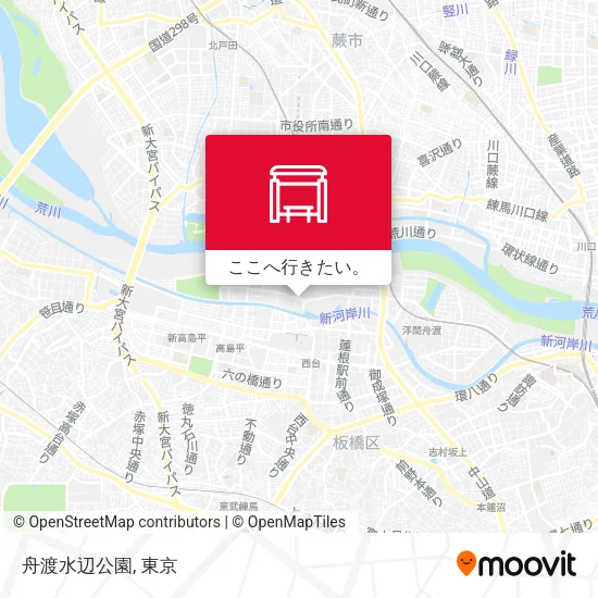 舟渡水辺公園地図