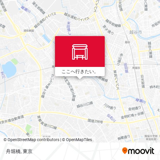 舟堀橋地図