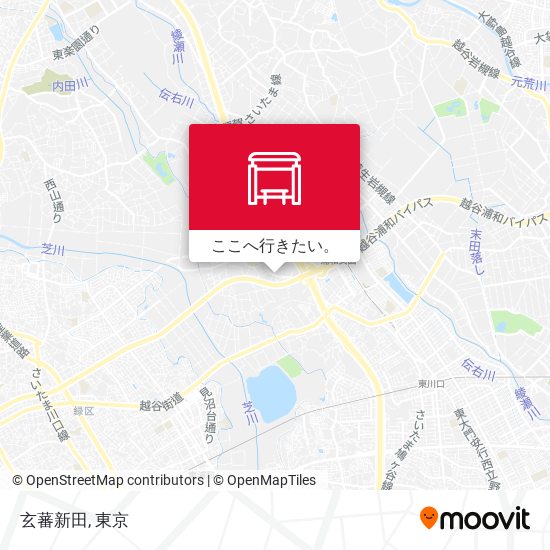 玄蕃新田地図