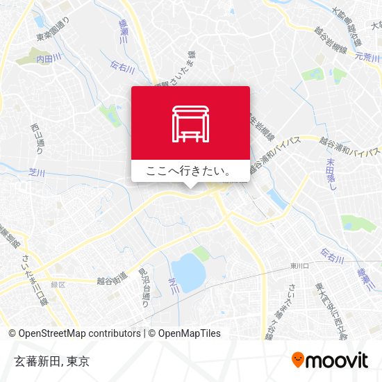 玄蕃新田地図