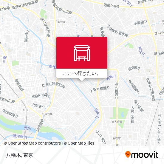八幡木地図