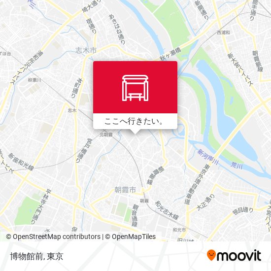 博物館前地図