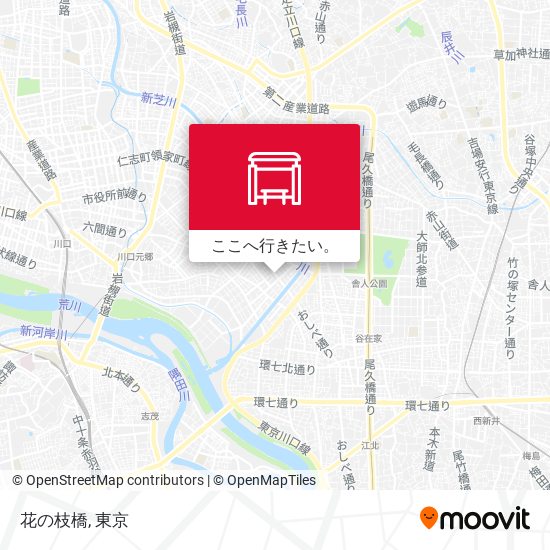花の枝橋地図